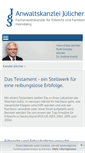 Mobile Screenshot of anwalt-heinsberg.de