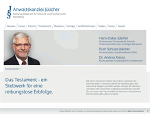 Tablet Screenshot of anwalt-heinsberg.de